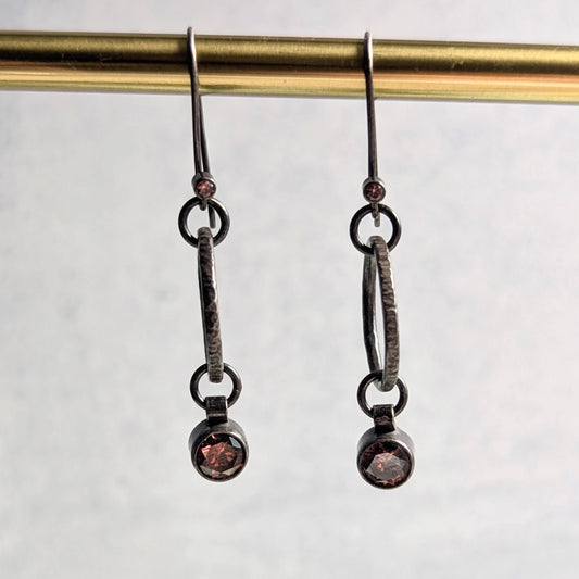 Umber Zirconia Earrings