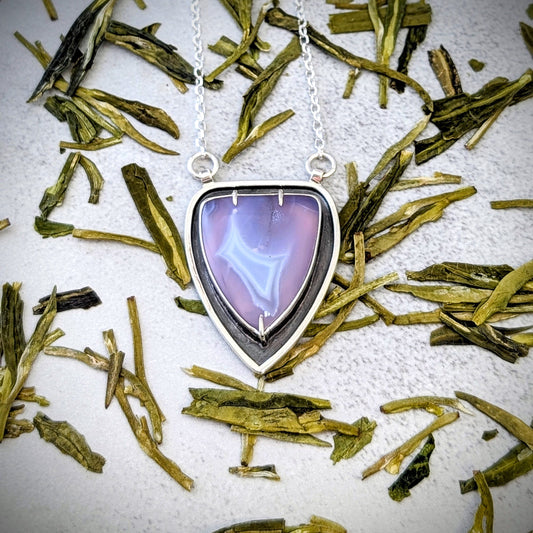 Holley Blue silver necklace