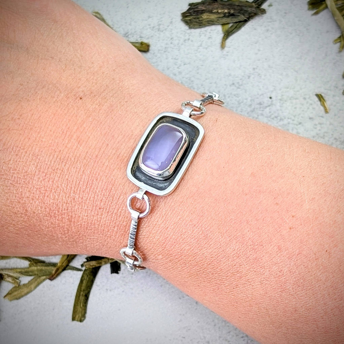 Holley Blue silver bracelet