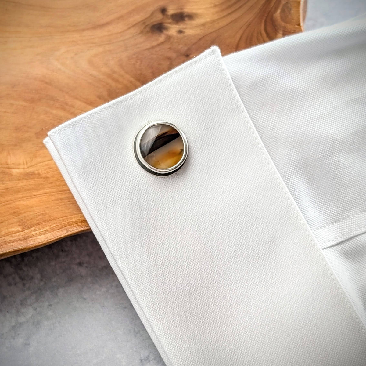 Montana Agate Cuff Links