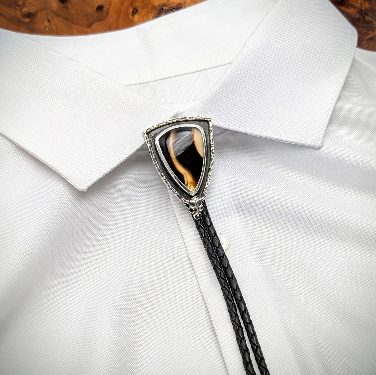 Montana Agate BOLO Tie