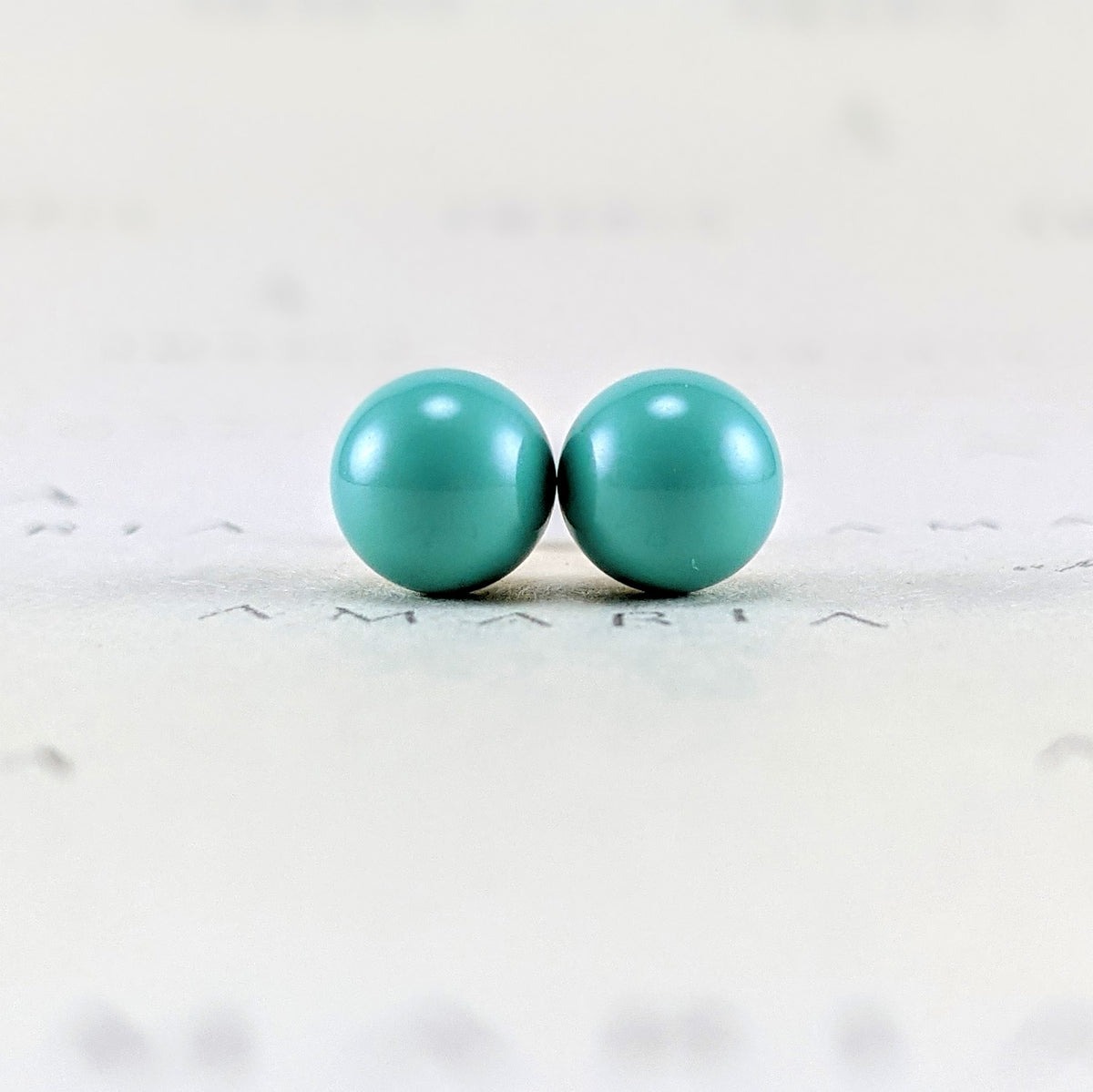 Jade crystal pearl earrings