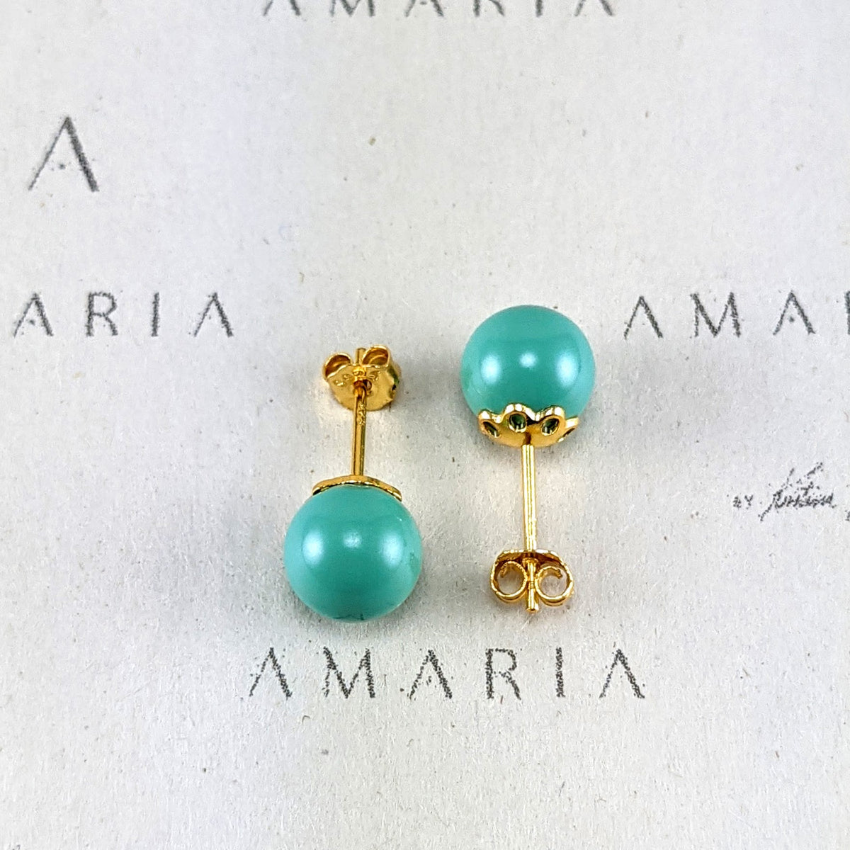 Jade crystal pearl earrings