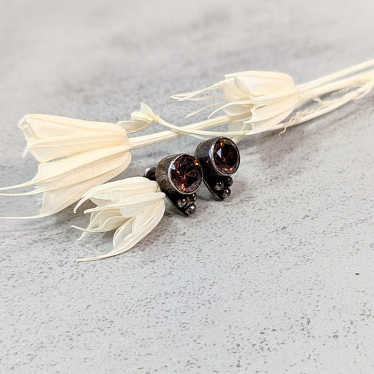 Umber Zirconia Studs