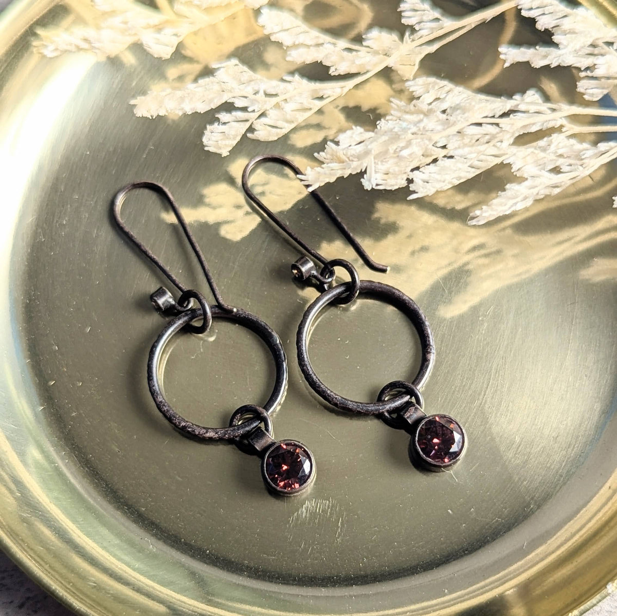 Umber Zirconia Earrings