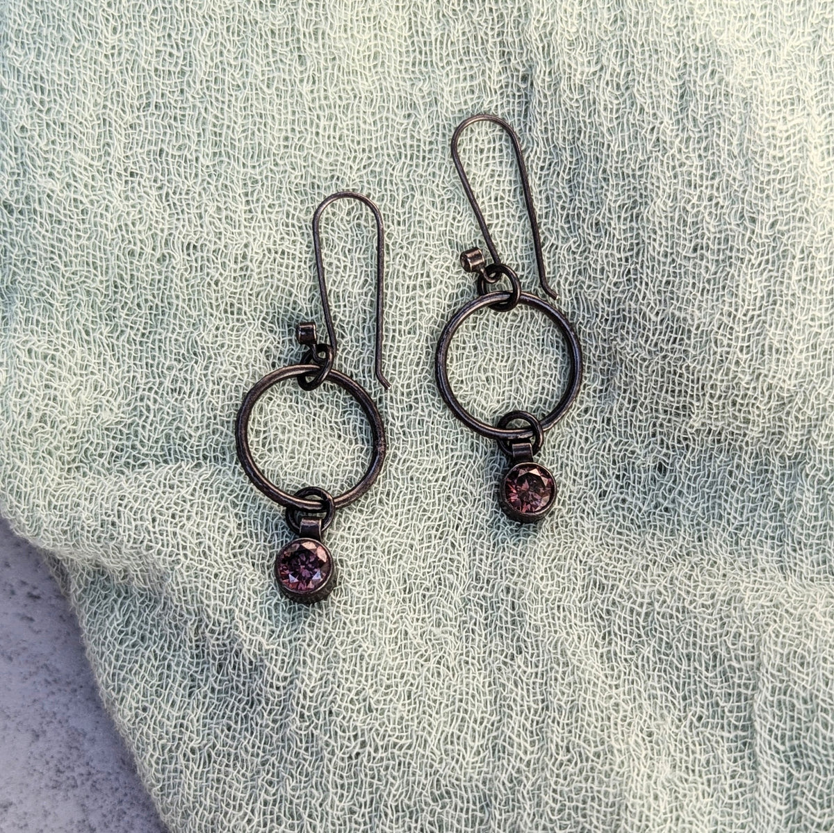 Umber Zirconia Earrings