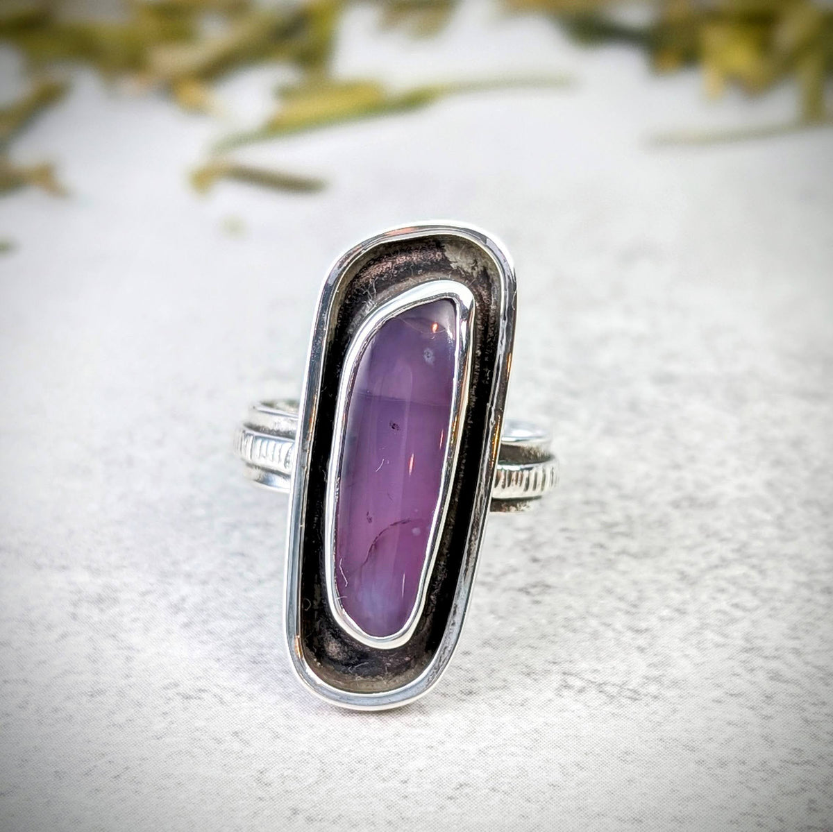Holley Blue silver ring