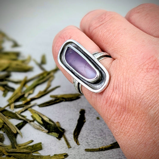 Holley Blue silver ring