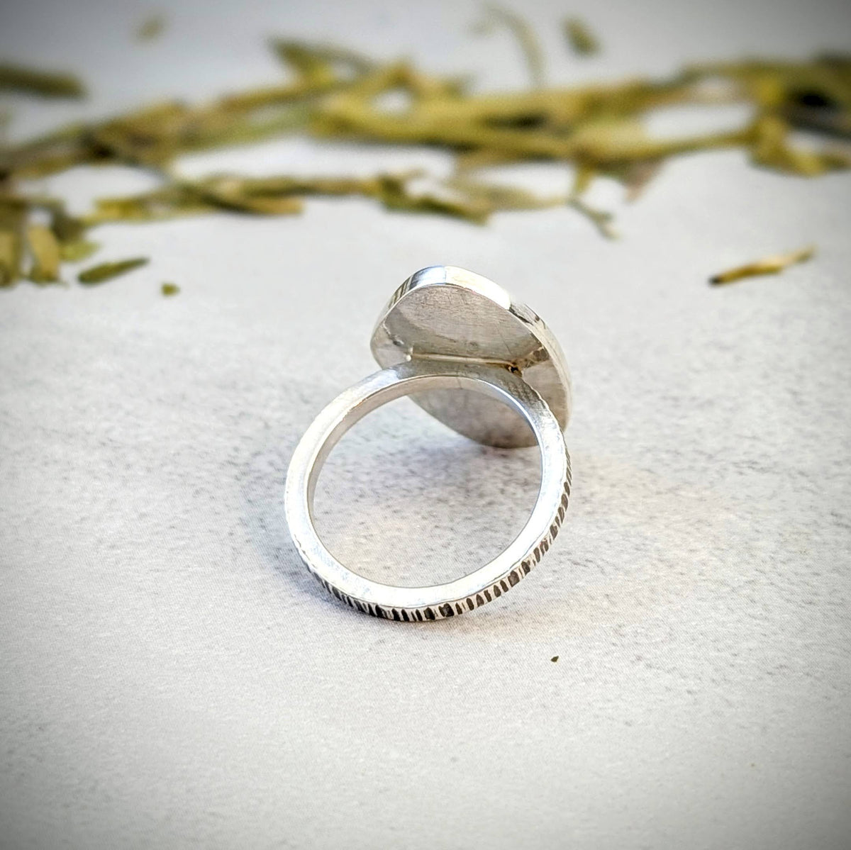 Holley Blue silver ring