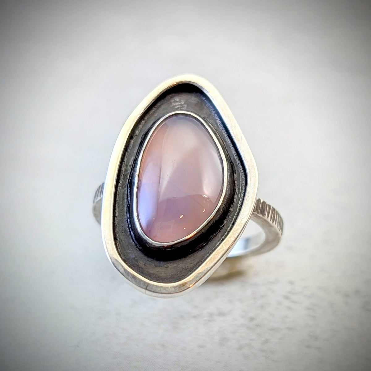 Holley Blue silver ring