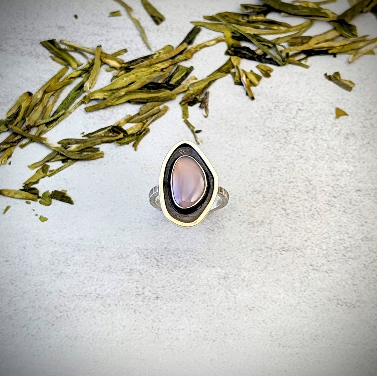 Holley Blue silver ring