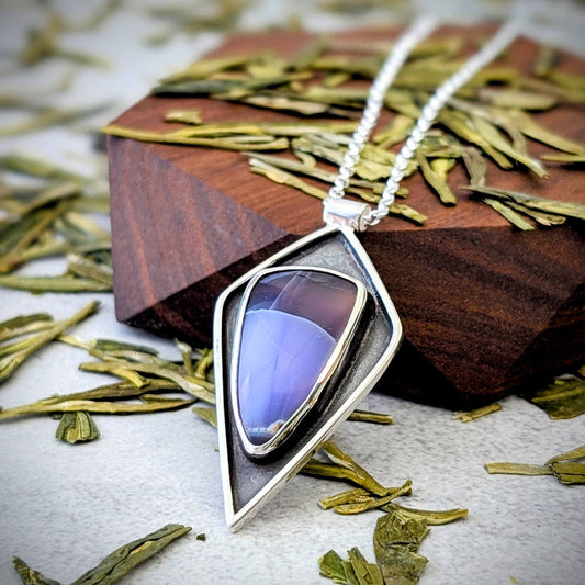 Holley Blue silver pendant