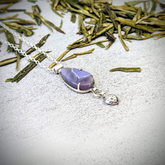 Holley Blue silver pendant