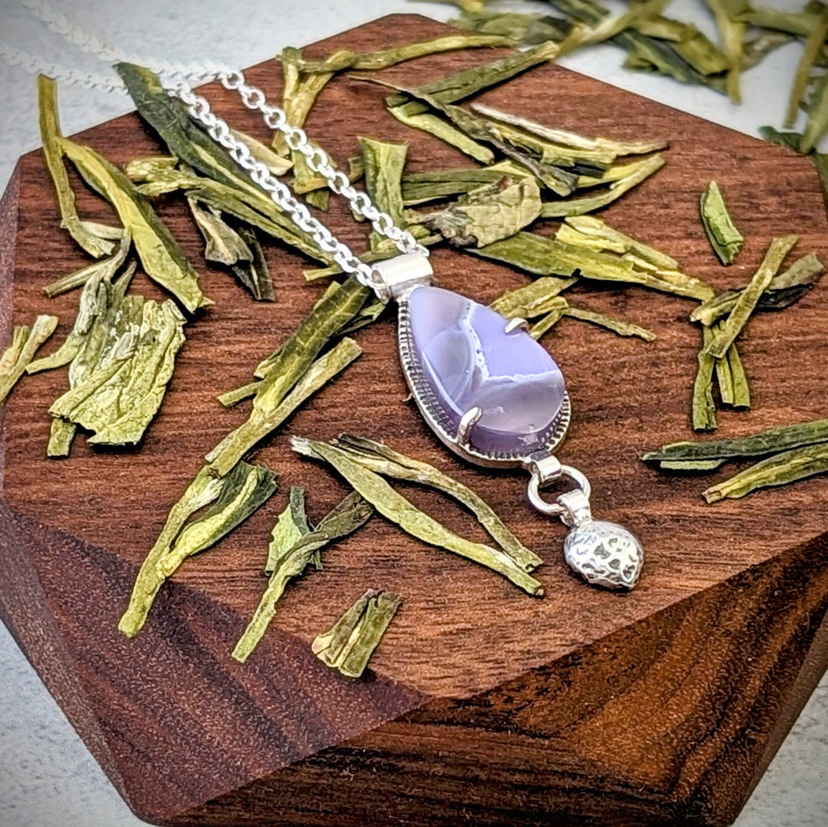 Holley Blue silver pendant