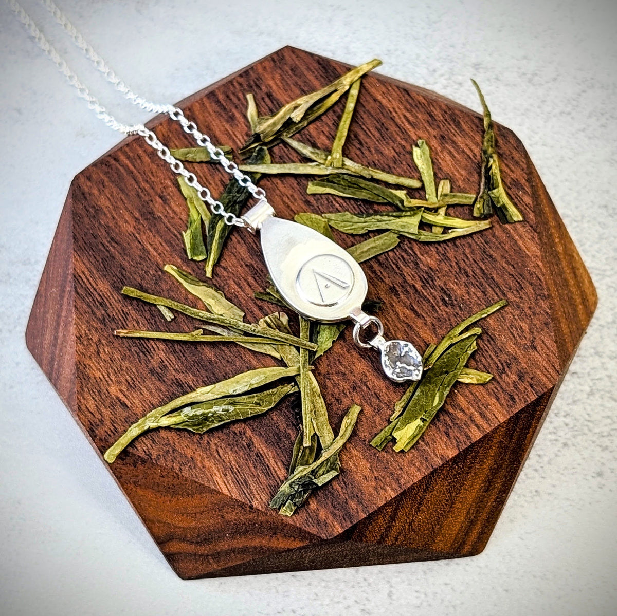 Holley Blue silver pendant