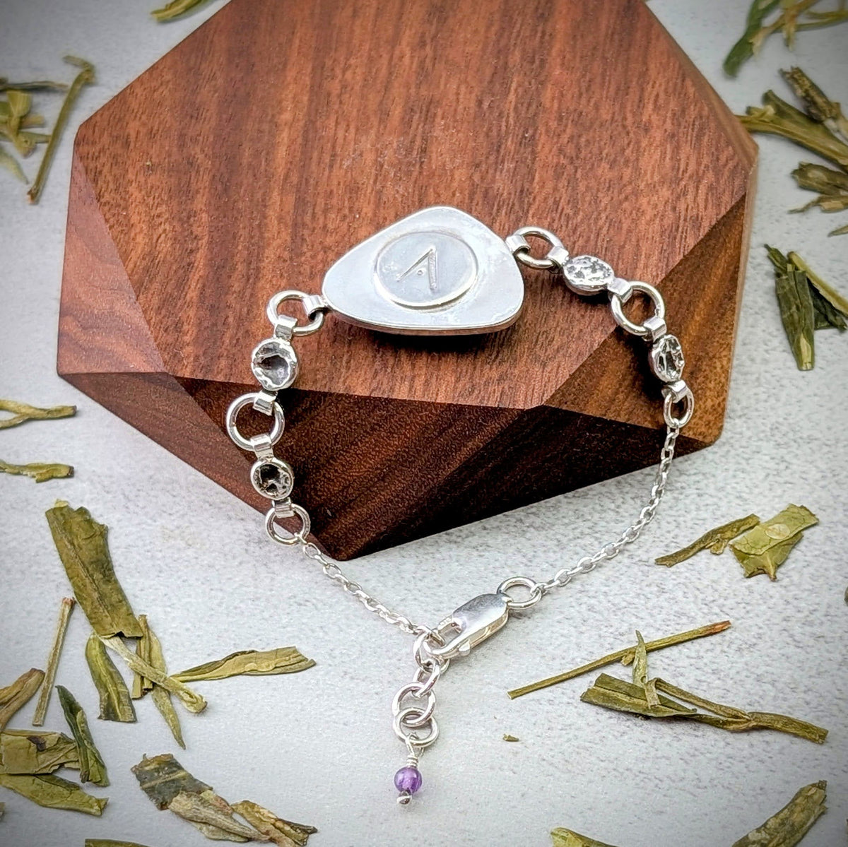 Holley Blue silver bracelet