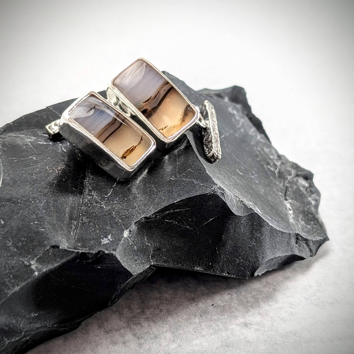 Montana Agate Cuff Links