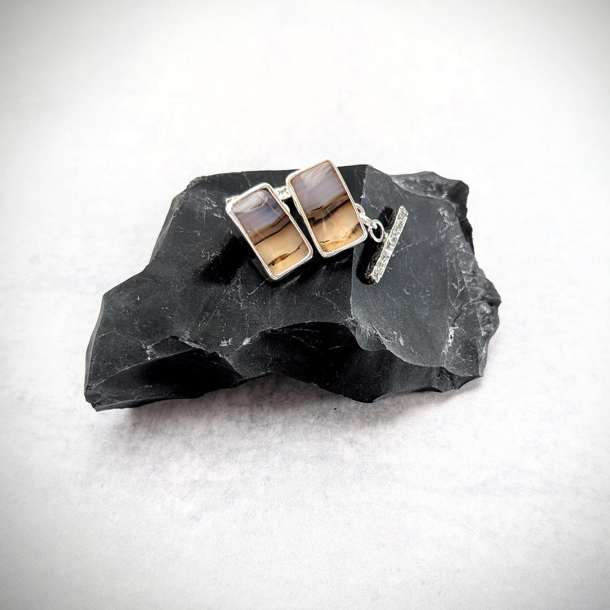 Montana Agate Cuff Links
