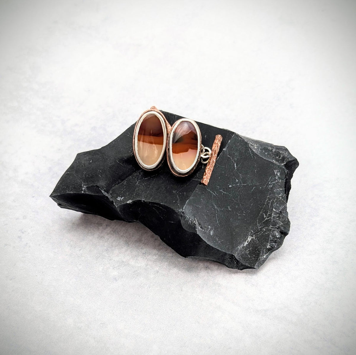 Montana Agate Cuff links