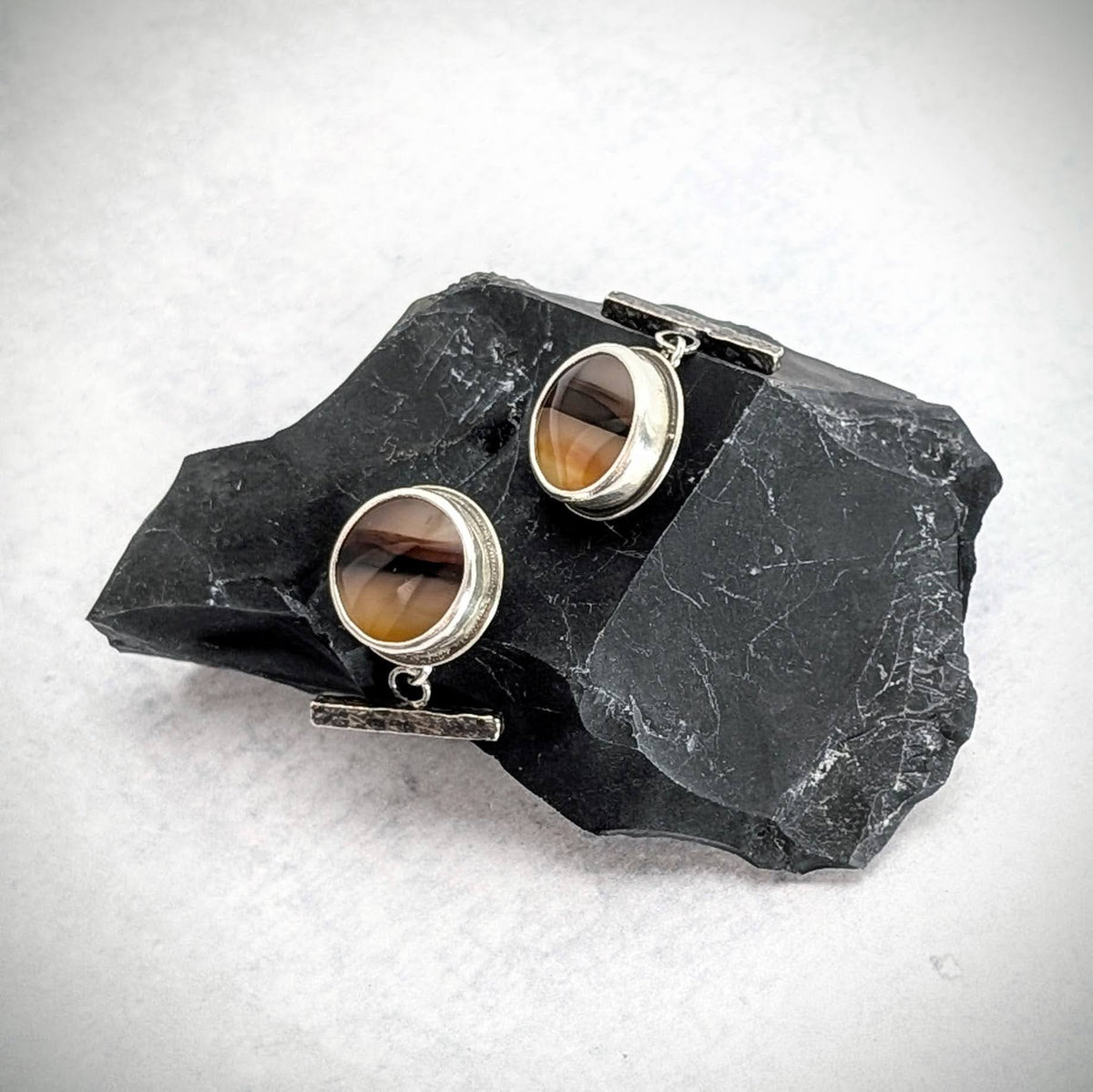 Montana Agate Cuff Links