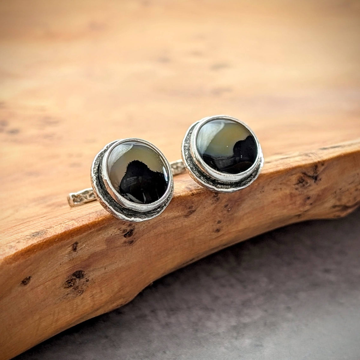 Montana Agate Cuff links