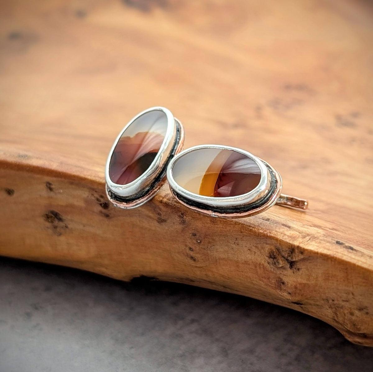 Montana Agate Cuff links