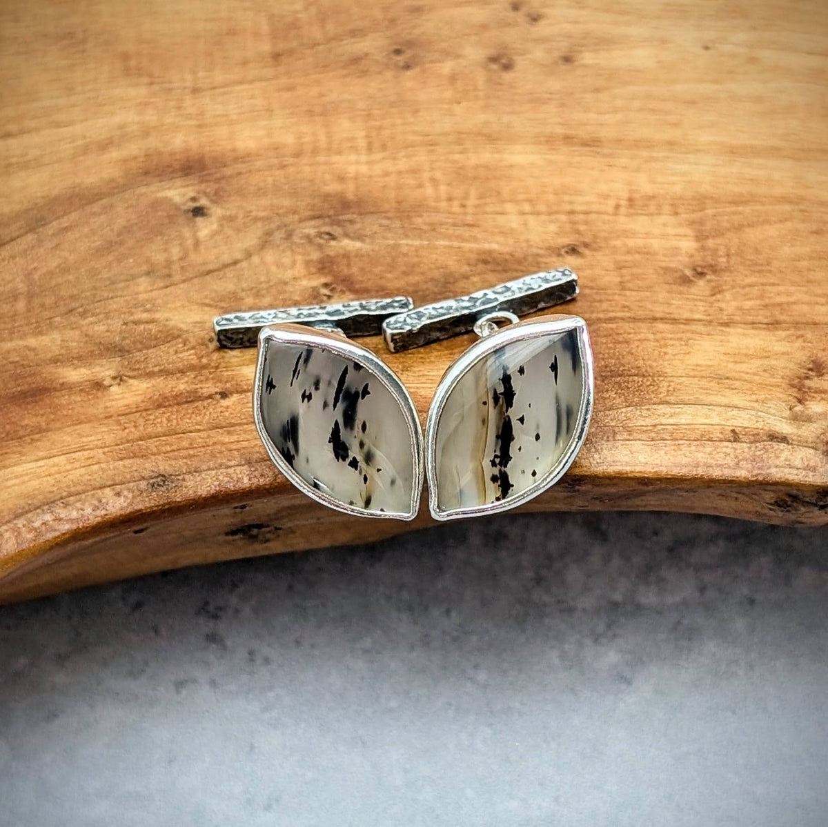 Montana Agate Cuff Links