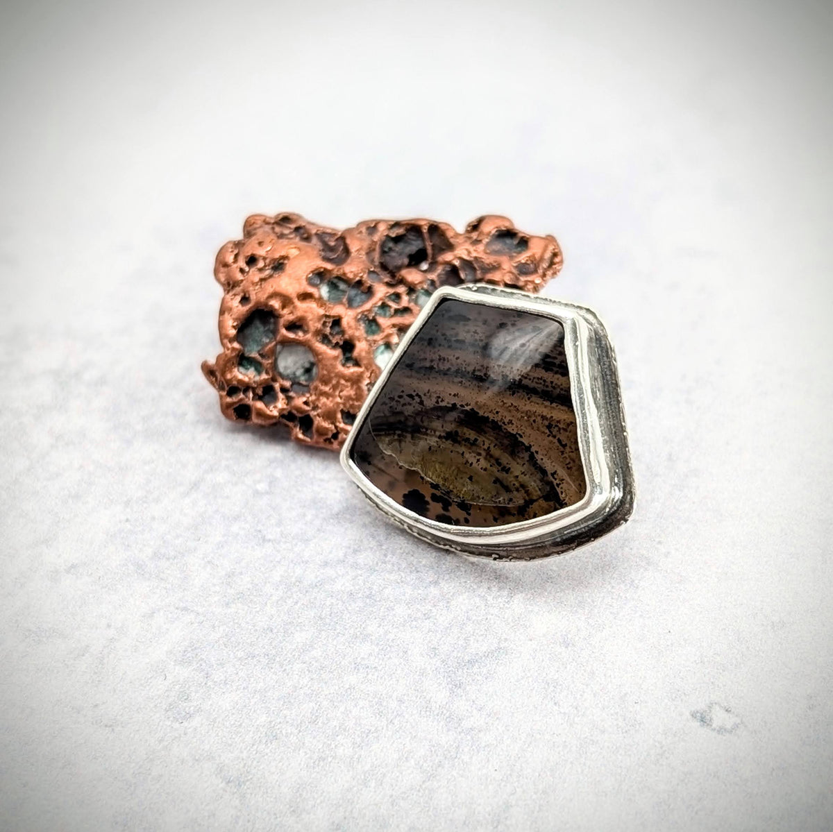 Montana Agate Pin