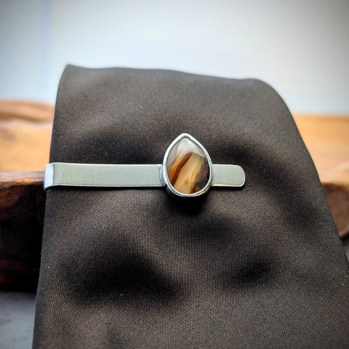 Montana Agate Tie Bar