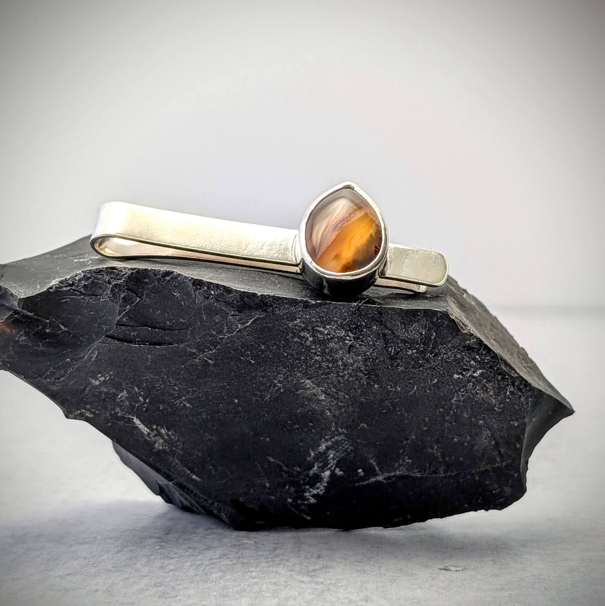 Montana Agate Tie Bar