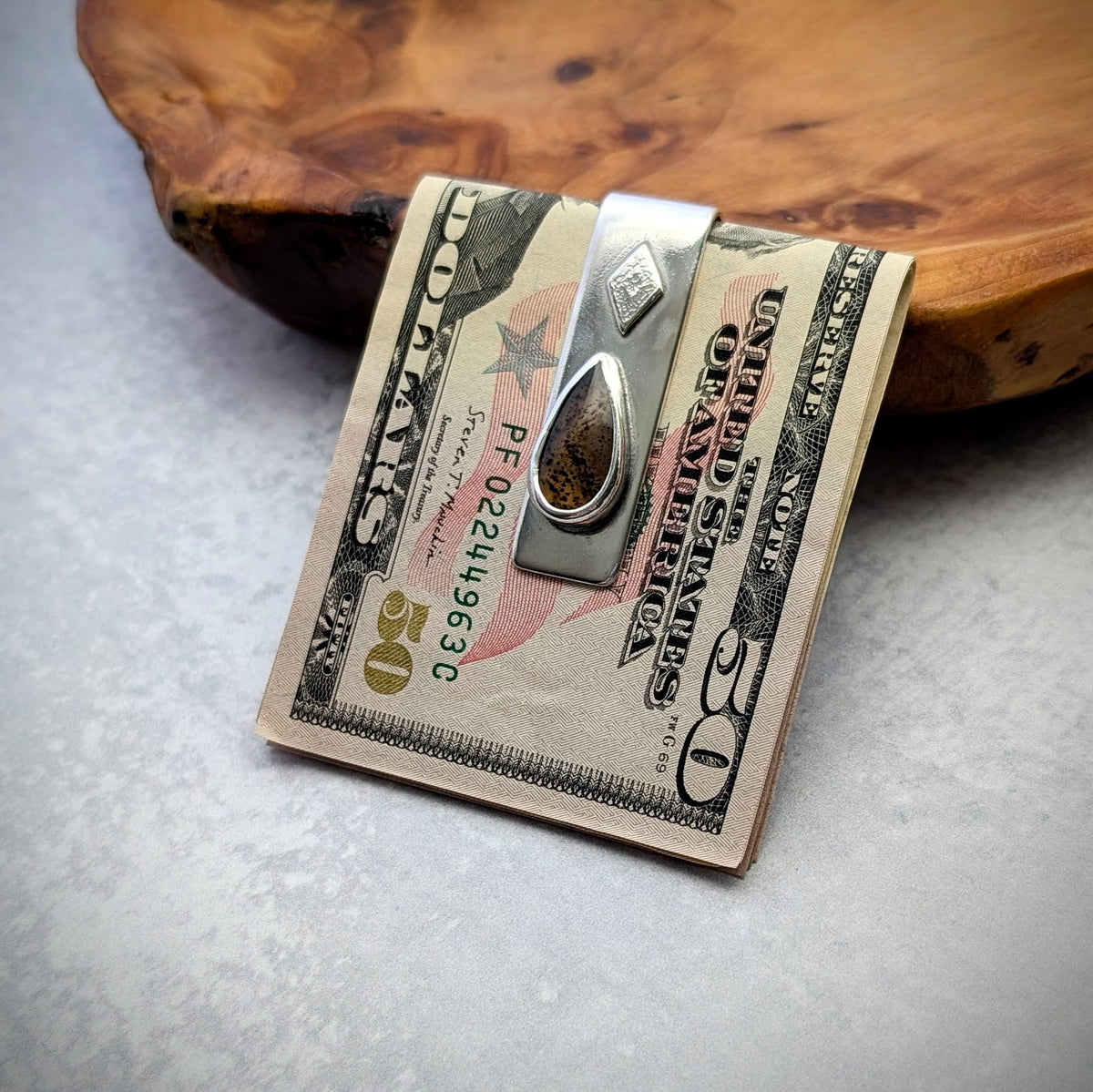 Montana Agate Money Clip