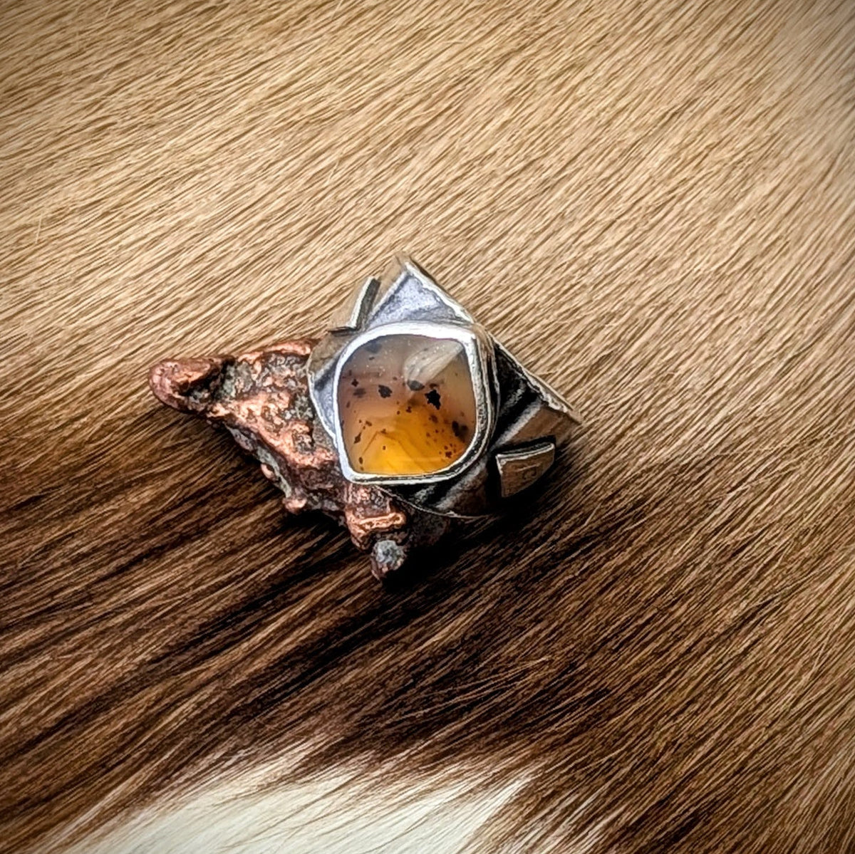 Statement Montana Agate Ring