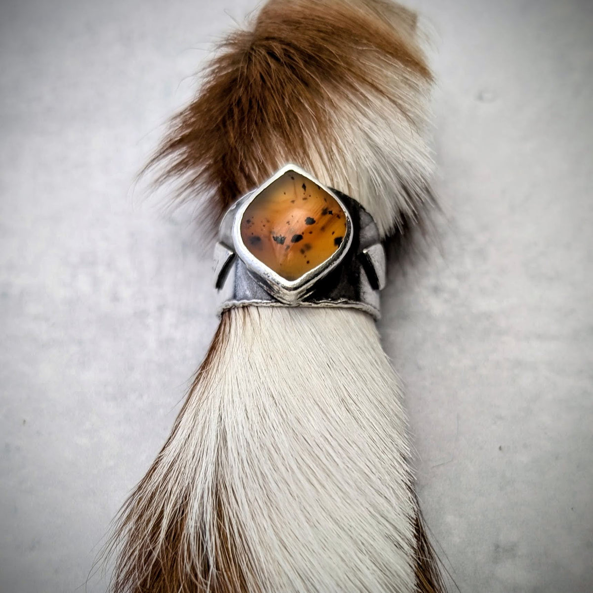 Statement Montana Agate Ring