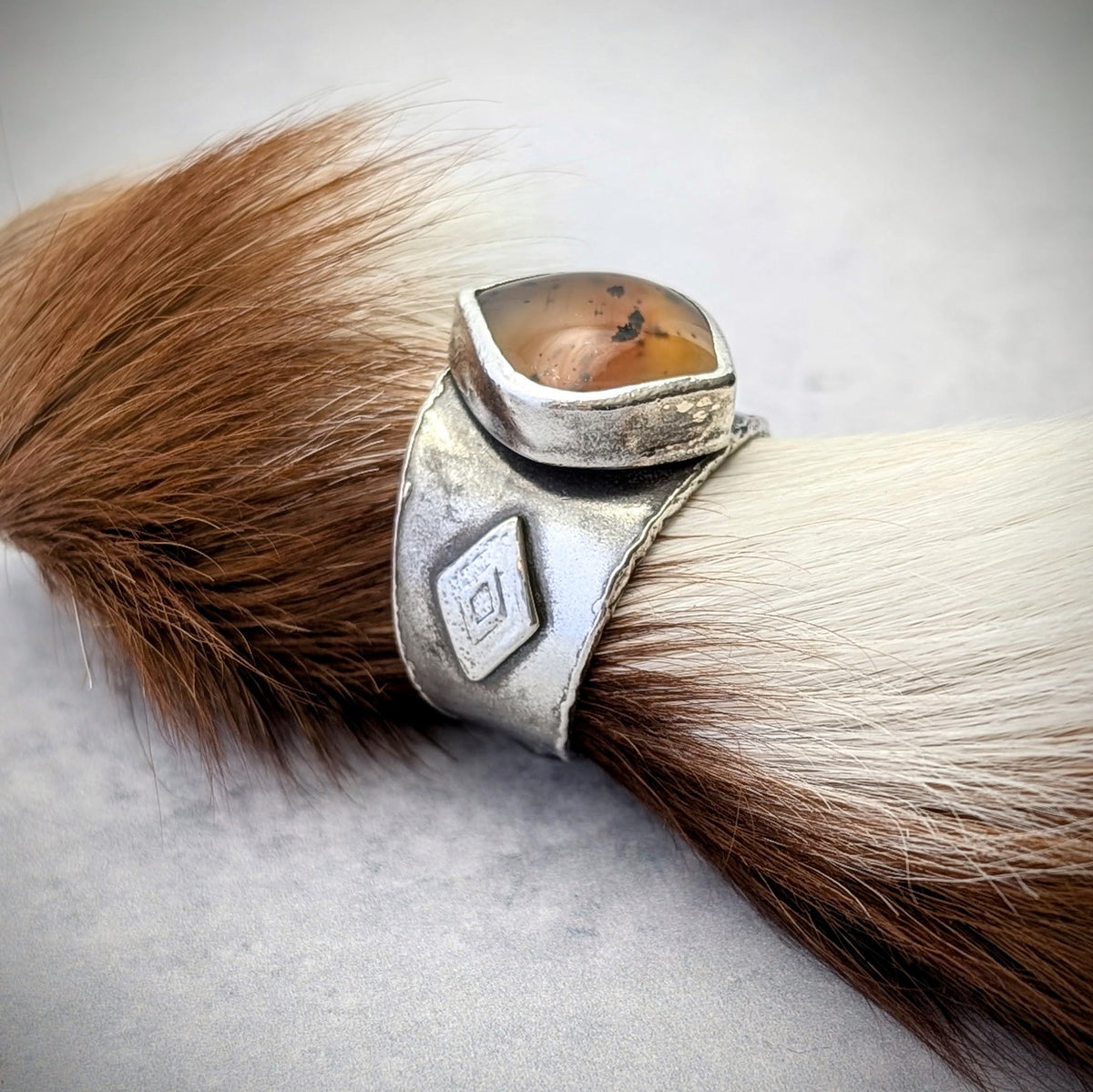 Statement Montana Agate Ring