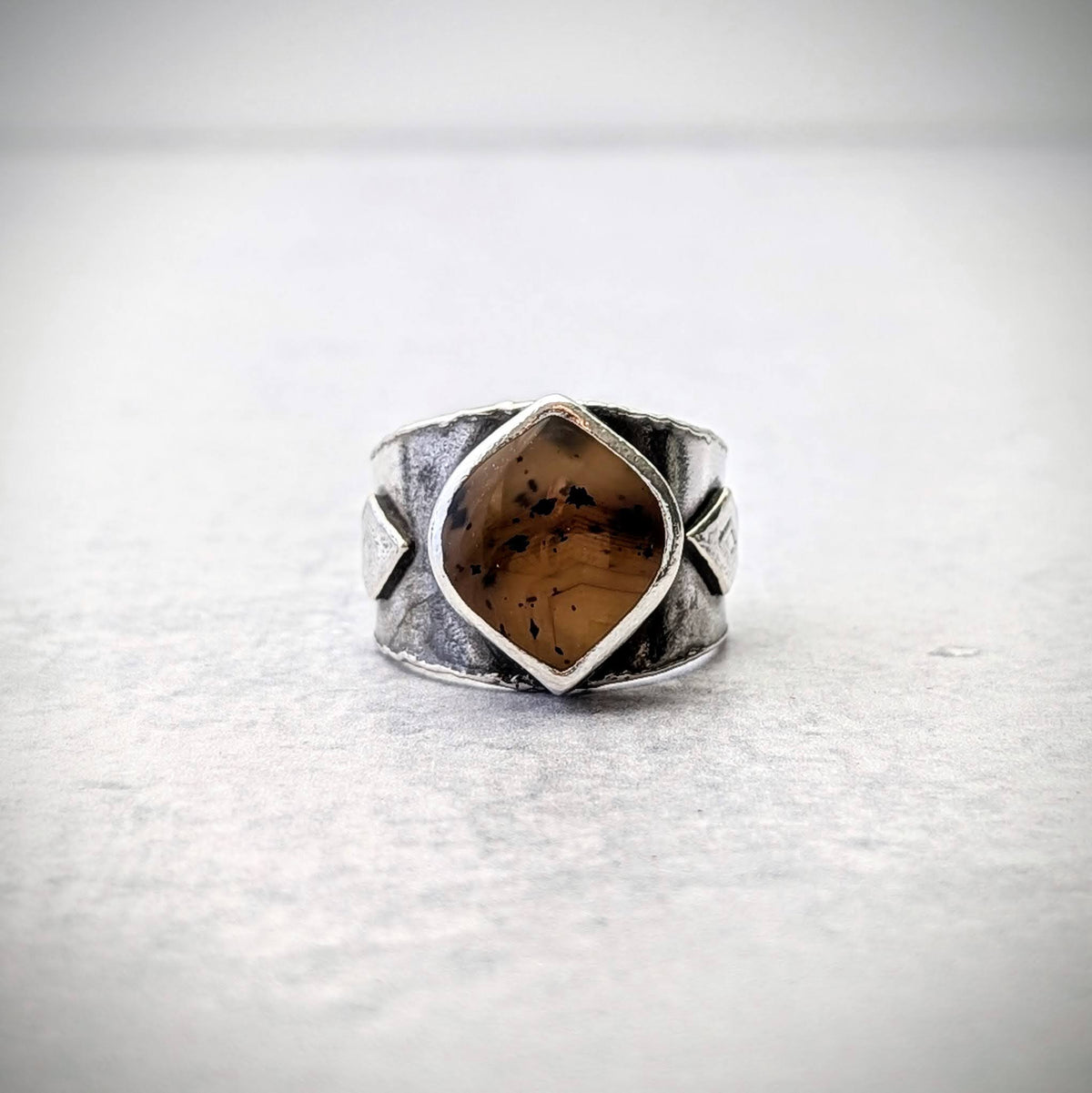 Statement Montana Agate Ring