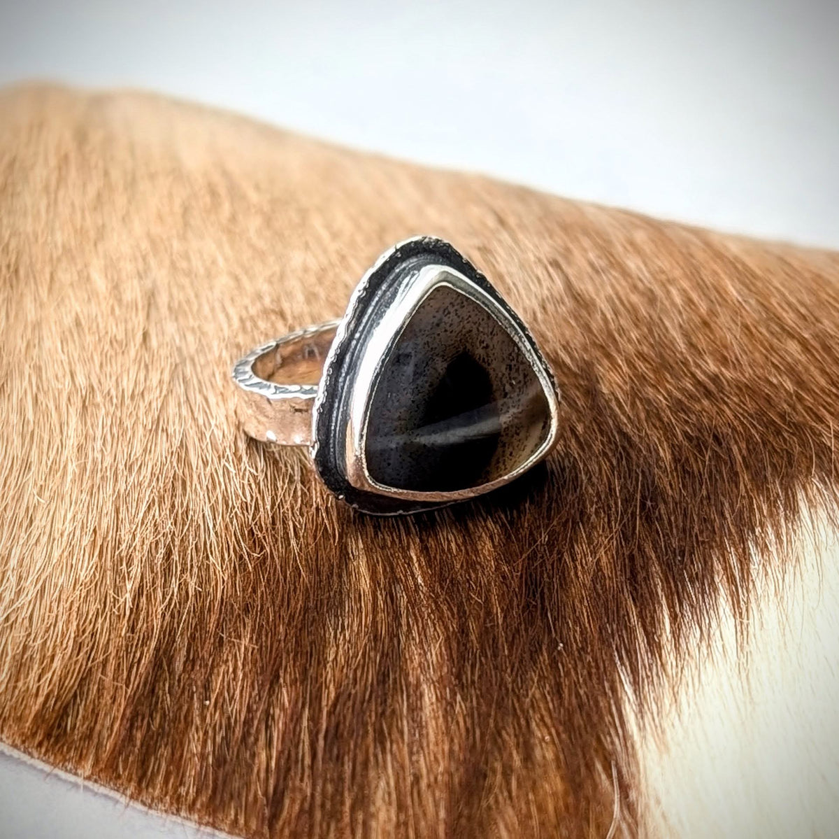 Rustic Montana Agate Ring