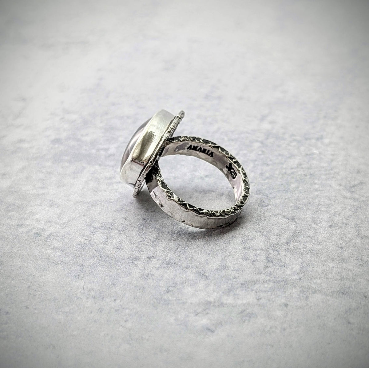 Rustic Montana Agate Ring