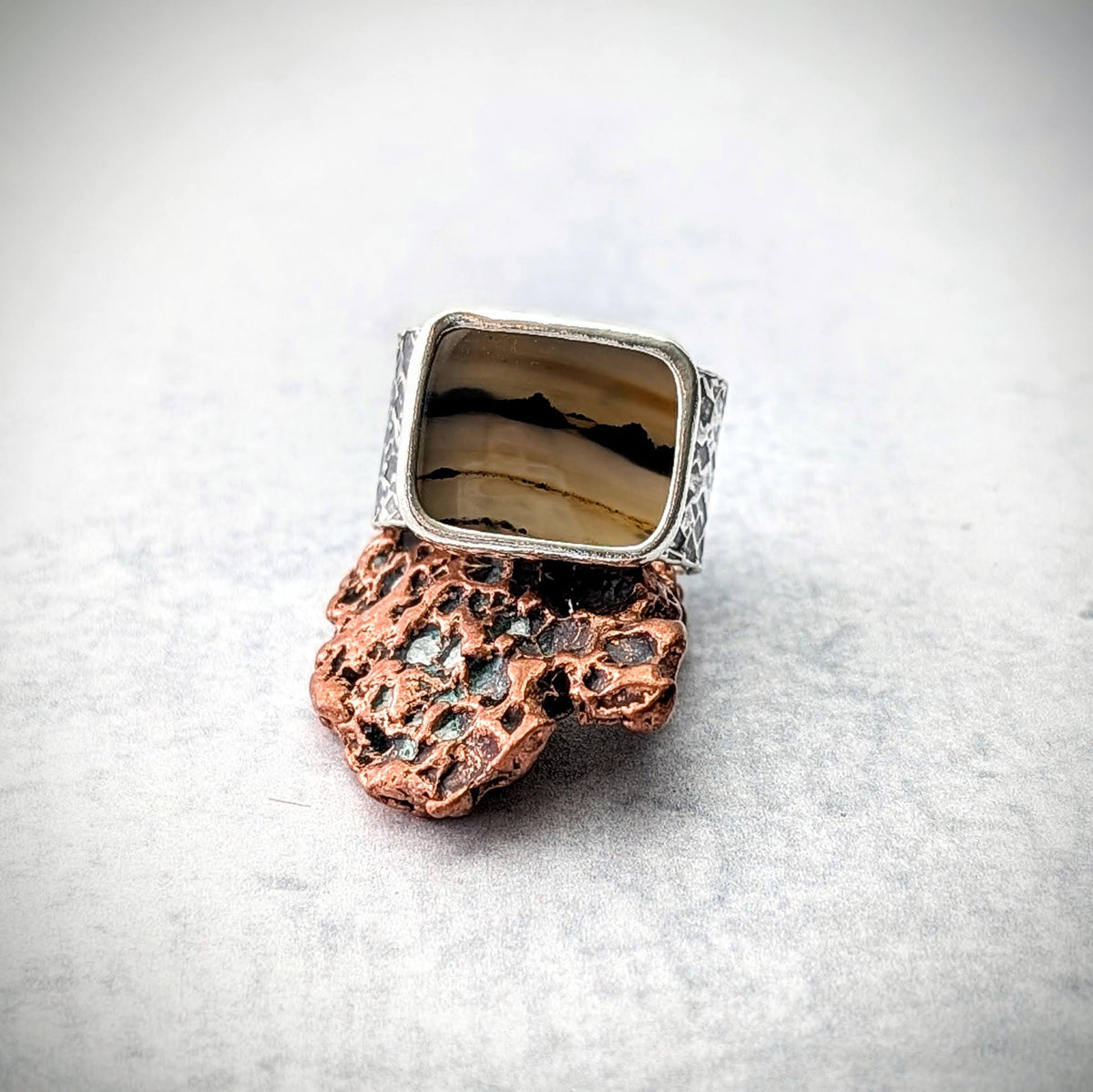Bold Montana Agate Ring