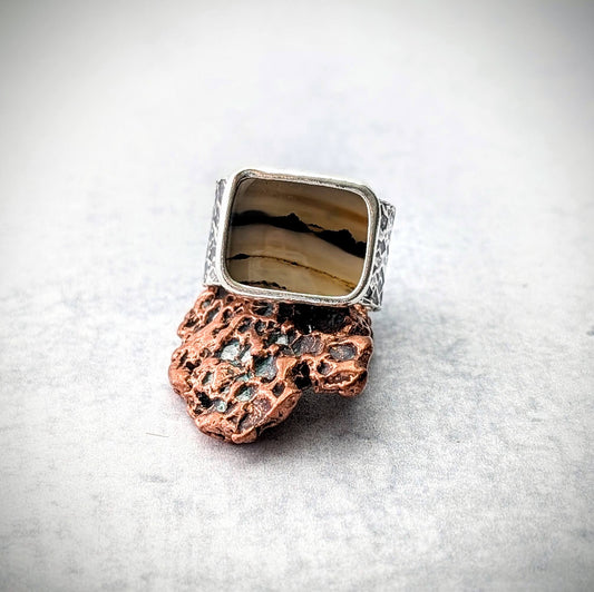Bold Montana Agate Ring