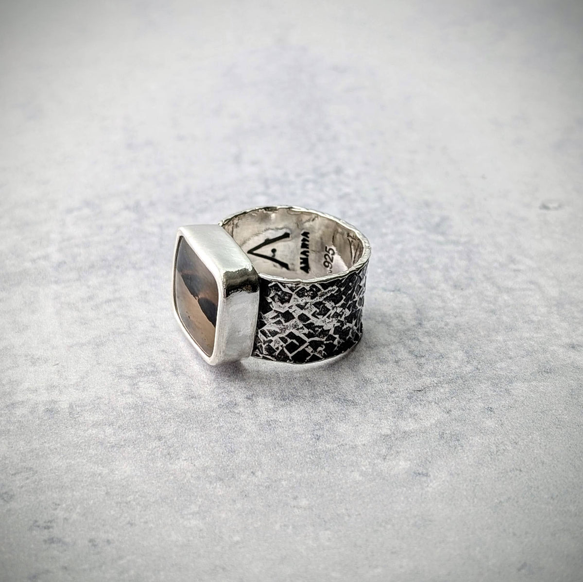 Bold Montana Agate Ring