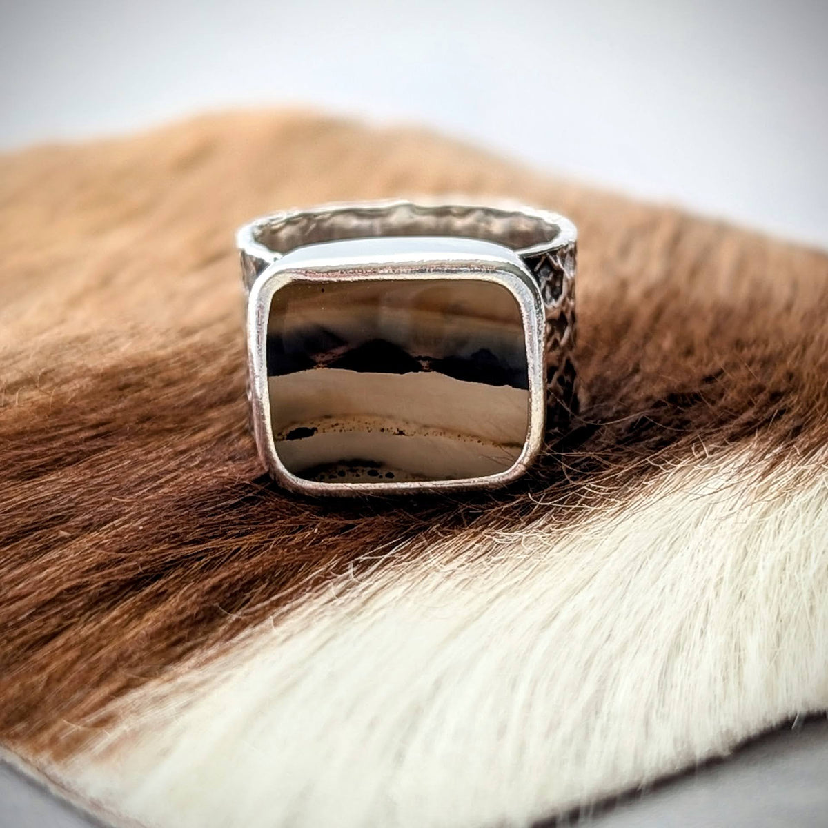 Bold Montana Agate Ring