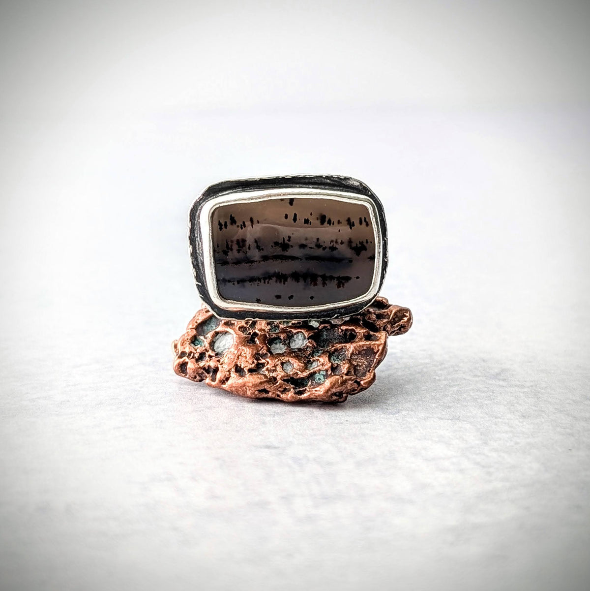 Montana Agate Statement Ring