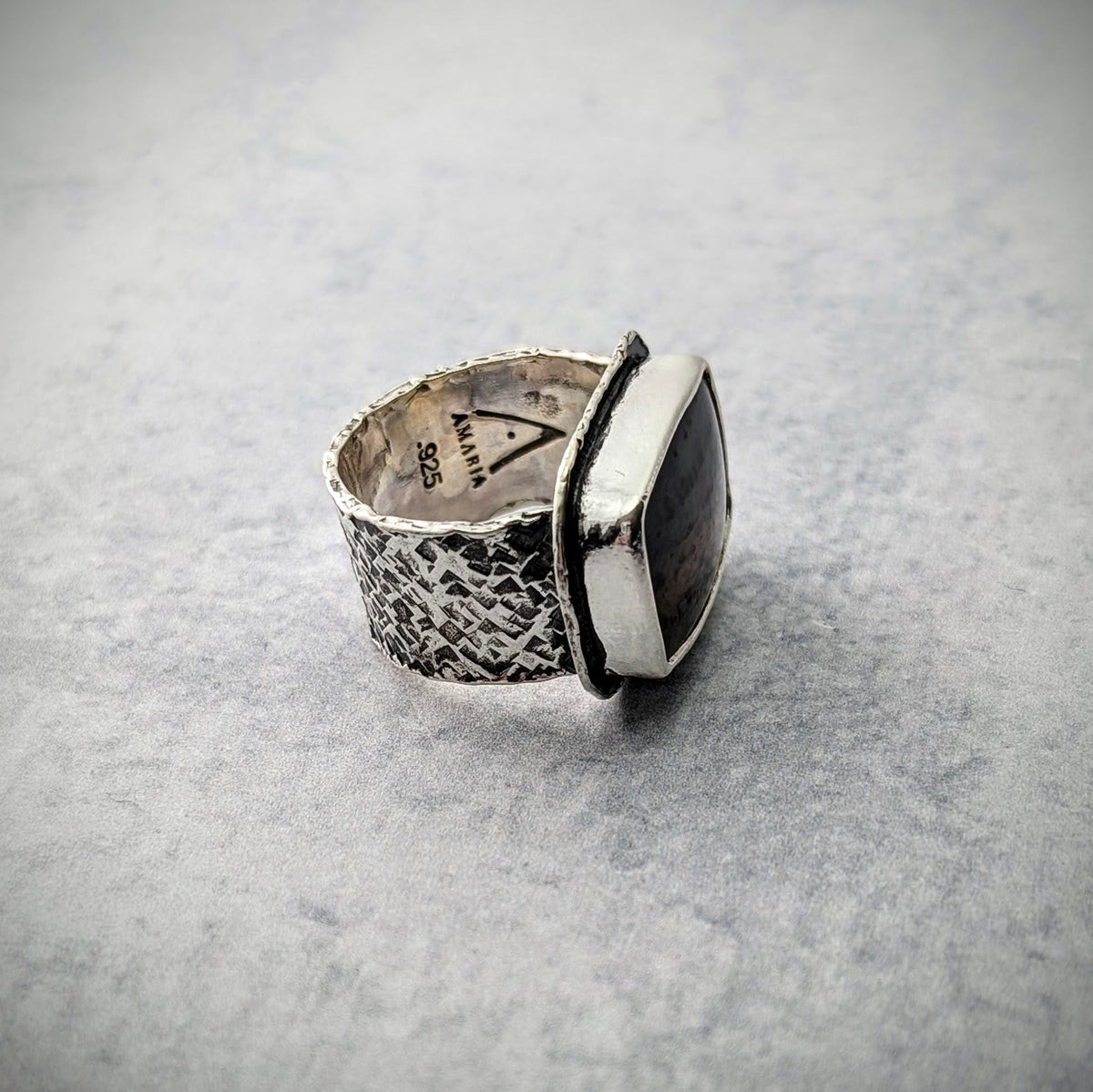 Montana Agate Statement Ring
