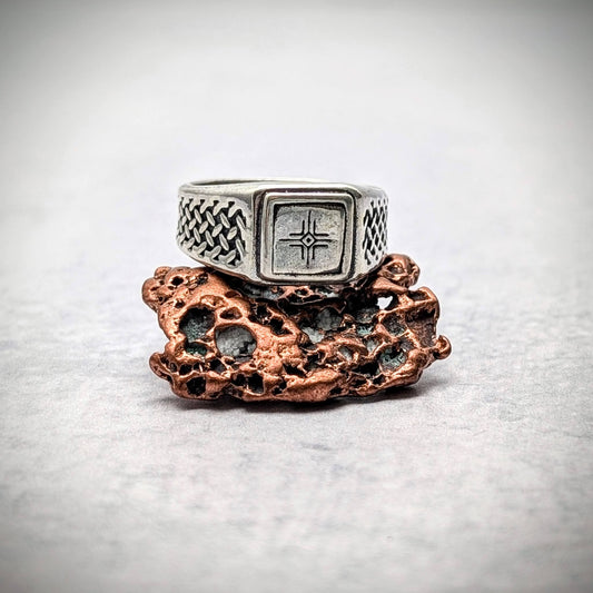 Sterling Silver North star Ring