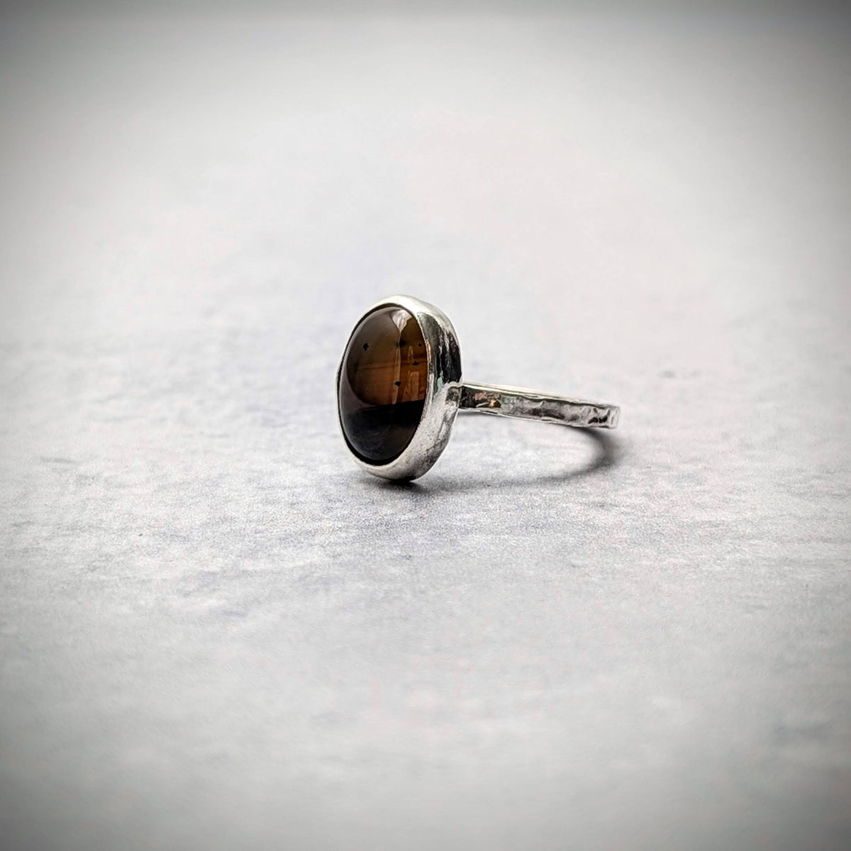 Minimalist Montana Agate Ring