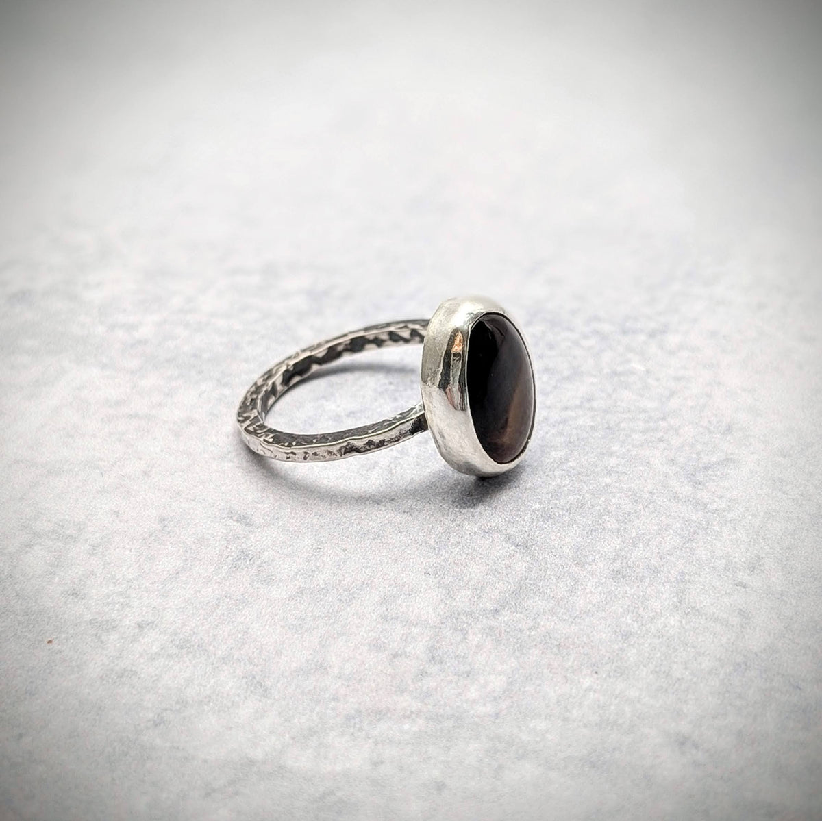 Minimalist Montana Agate Ring