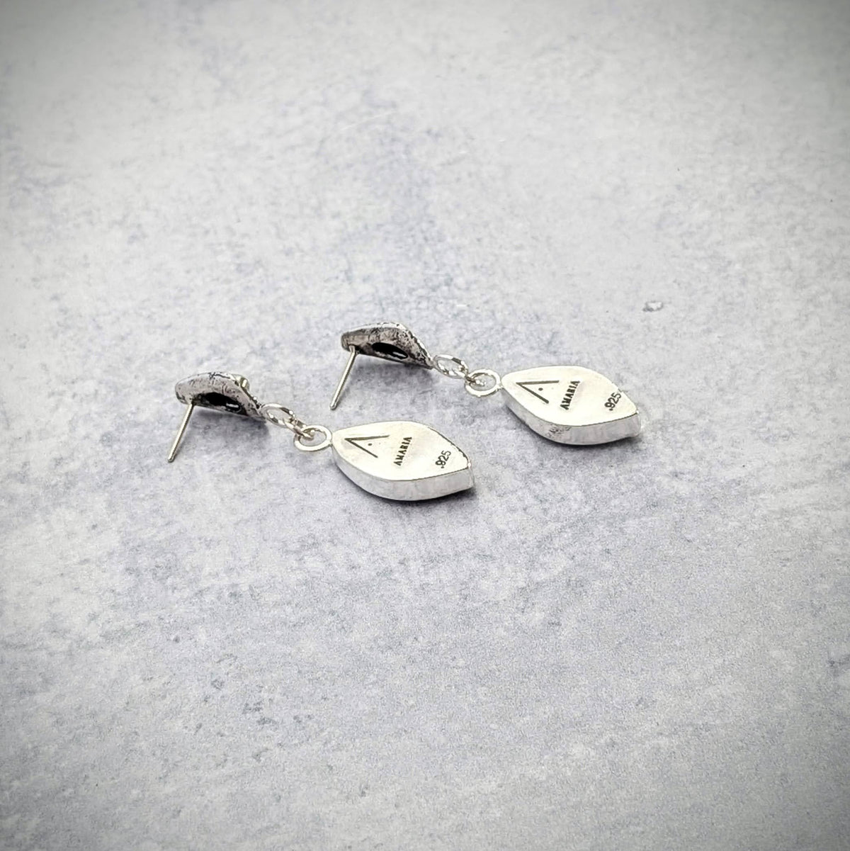 Montana Agate Cowboy hat Earrings