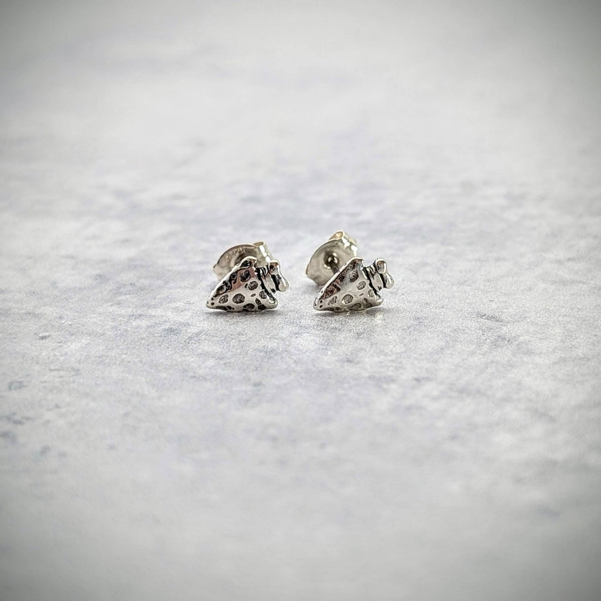 Tiny Arrowhead earrings