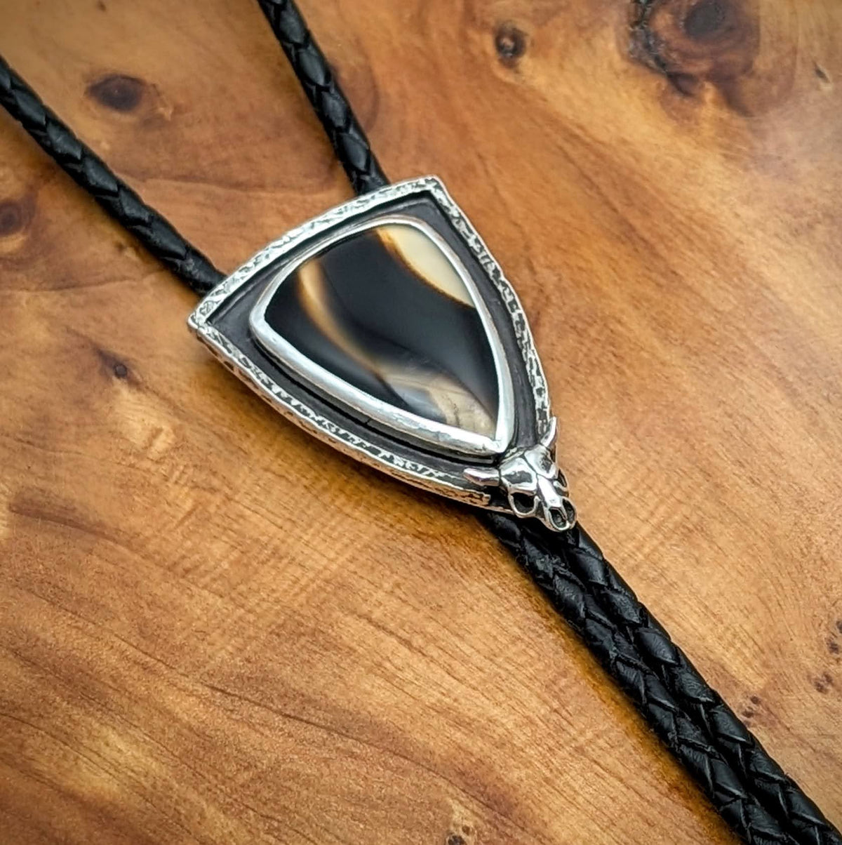 Montana Agate BOLO Tie