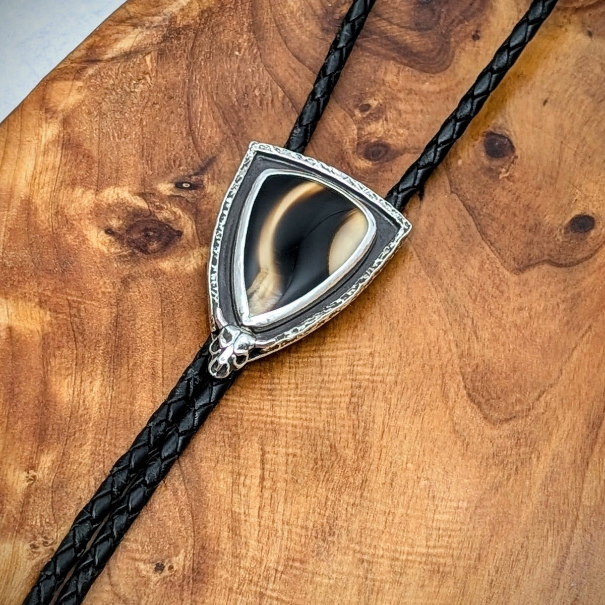 Montana Agate BOLO Tie